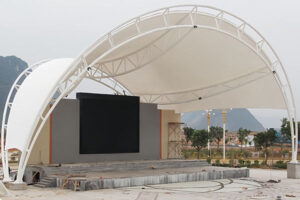 Membrane structure theater